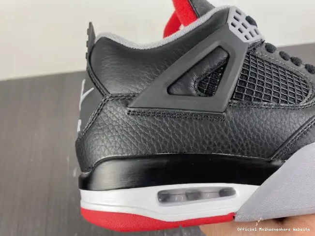 Official Maikesneakers 4 FV5029-006 Jordan Bred Air Reimagined 0408